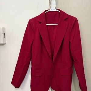 Women's Red Blazer